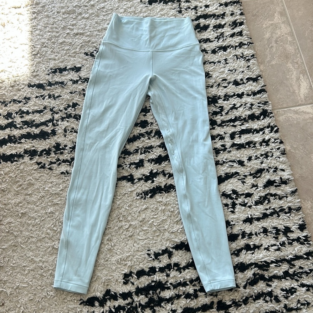 Lululemon align leggings. Powder blue. Inseam 28 in.